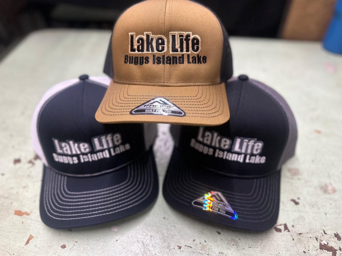 Buggs Island Lake Trucker hats
